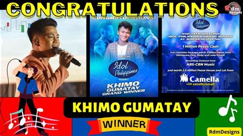 pinoy idol 2022 winner|Khimo Gumaray is new Idol Philippines grand winner.